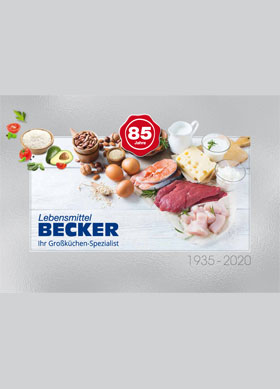 Lebensmittel Becker Broschüre